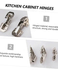4 Inch Damping Wardrobe Hinges Easy Install No Slam Soft Close Cabinet Door Hinges Stainless Steel 4 Piece Set For Kitchen Closet