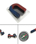 Junior Science Magnet Set For Hands On STEM Experiments With Bar Ring Horseshoe Compass Magnets And Accessories Kid Friendly