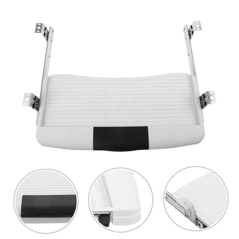 Under Desk Keyboard Tray With Slick Glide Mechanism And Ergonomic Wrist Rest For Smooth Typing Sessions adds workspace flex view of slideout platform