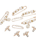Ditch Tailor Bills And Snag These Pearl Pin Style Waist Tightening Clips For Jeans Dresses And Sweaters. Pearl clips on safety pins for waists.