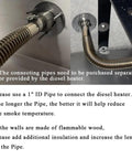 Stainless Steel 316 Through Hull Exhaust Skin For 24mm Tube Fitting and Diesel Heater Connection