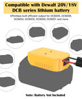 Power Wheel Adapter Pack For 20V And 18V Battery Systems Ready To Go For Ride On Toy Car And DIY Power Projects, shown with battery