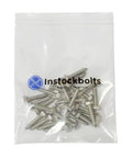 Quarter Inch By One And A Half Inch Hex Head Lag Screws In 304 Stainless Steel For Wood Construction Pack Of Twenty Heavy Duty Hex Lag Screws Corrosion Resistant For Outdoor Use And Heavy Duty Construction Projects in bag