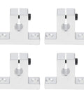 Beefed Up 300mm Linear Motion Rod Guide Kit With 8mm Lead Screw 4 SK8 Shaft Supports 4 SCS8UU Bearings 2 KP08 And 2 Flexible Shaft Couplings For Smooth Precise CNC And 3D Printer Motion, four SK8 shaft supports