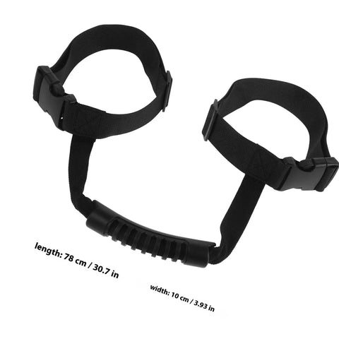 Scuba Tank Carrying Strap With Adjustable Handle For Easy Cylinder Transport Black Nylon Dive Tank Holder Band in black