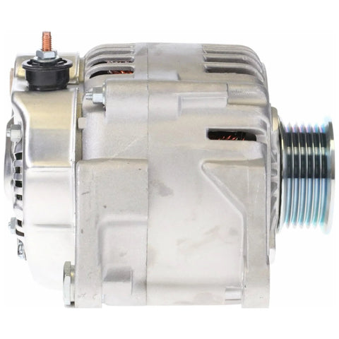 Side view of New Plug In Ready Alternator For Jeep Grand Cherokee Dodge Durango Dakota 4.7L V8 1999 2000 Replacement Part Compatible