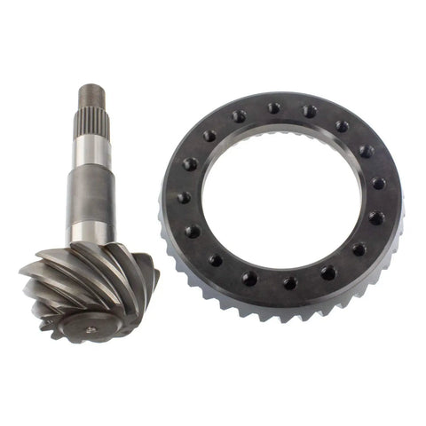 Dana 35 Differential Ring And Pinion Set 3.55 Ratio For 26-Spline 10-Bolt Axles In 8620 Steel, close-up of gear teeth