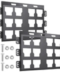 2 Packout Mounting Plates With 100 Lb Load Capacity Heavy Duty Metal Base Fully Compatible With Packout Modular Storage System 48-22-8486 Perfect For Tool Storage And Workshop Organization 2pc Set, showing plates and hardware