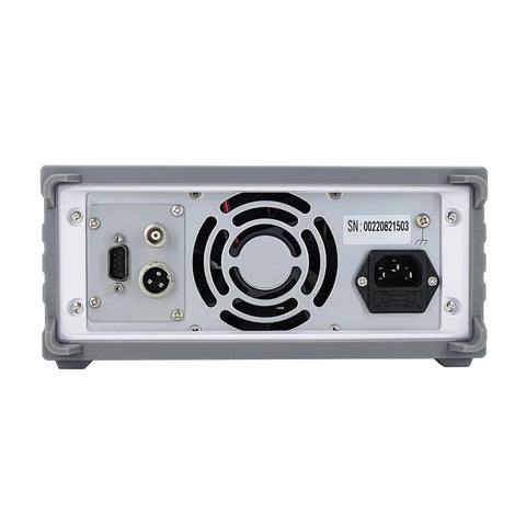 Beefed Up 900W Color Screen Switching Power Supply With High Precision And Multi Functional Programmable Bench PSU 80V 11A 900W 220V Input Digital Display rear view with fan and AC inlet