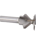 Solid Wood Tongue And Groove Router Bit With 3 Flutes For Perfect Cabinet Making Cuts Featuring Innovative Arc Design and Smooth Double R Corners.