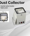 Heavy Duty 1000W Dust Collector With Dual Impeller Beast Shop Vacuum For Dental Labs And Maker Spaces showing a compact unit with a white hose.