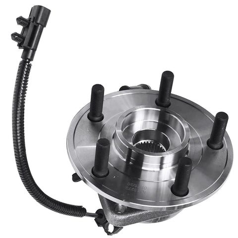 2 Front Wheel Bearing Hubs For Jeep Wrangler 2007 2008 2009 2010 5 Bolt Front Hubs With 4 Wheel ABS Replacement Kit Easy Bolt On Front Hub Assembly Set