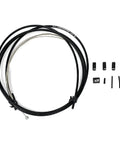 Dropper Cable Kit For MTB Riders with Pro 0.8mm polished inner cable and 3.0mm Lex SL housing, components laid out on white background.