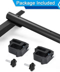 Universal Truck Bed Flag Pole Mount Kit Featuring Beefy No Drill Hardware Legit Rust Resistant Finish And Quick Turn Hand Tighten Knobs For Rv Trailer Camping Accessories Fits Up To One Point Five Inch Tubes Hassle Free components including mounting bracket and knobs.