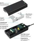 Plug And Play 24V 2A Electric Scooter Battery Charger Adapter fast wall outlet plug showing components like copper, aluminum, transformer.