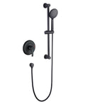 Slide Bar Shower Faucet Set With High Pressure Handheld Shower And 5 Spray Settings Rain Full Body Massage Full Spray Pause