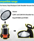 Durable HEPA Cloth Bag Liner For Backpack Vacuums 2 Pack Seals Tight For Clean Pickup Compatible With Hoover And Royal