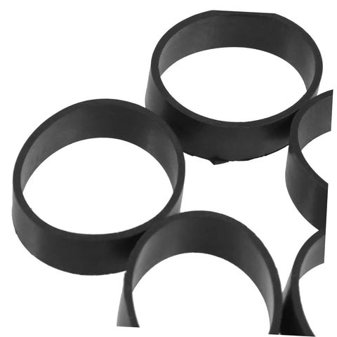 Close-up of 1.25In elastic rubber bands for sidemount setup, part of Diving Fixing Bands 5 Pieces 32mm diameter scuba wing accessories.