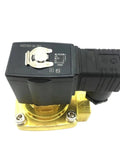 High Performance Pneumatic Solenoid Valve For Air Tools And Industrial Systems With Electromagnetic Control Plus 1 Pc Series Replacement Part For Reliable Operation, VXZ2350-06-5D1, black and brass.