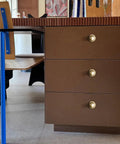 Dope Champagne Bronze Cabinet Knobs With Ribbed Backplate And Vintage Globe Drawer Pulls For DIY Furniture Restoration