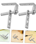 Heavy Duty Stainless Steel Self Closing Swing Door Hinges For Cafe And Interior Doors Dual Swing With Moisture Resistant Build And Automatic Self Return Mechanism Tough As Nails For Cabinets Kitchens And Bars, close-up