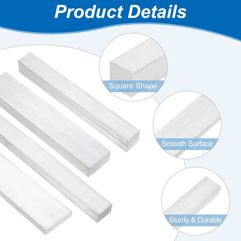 Square Aluminum Flat Bar 25 By 32 Inch Thick And Wide Eight Inch Long 6061 Aluminum Flat Plate Solid Mill Stock with gloves