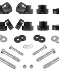 Beefed Up Billet Aluminum Body Mount Bushings Kit For Camaro Nova Chevy II 1968 1981 Reduces Chassis Flex 32 Pieces displayed