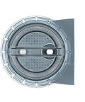 Top view of Raw Cooling Water Intake Basket Strainer for Seawater Marine And Boat, circular design, corrosion resistant material