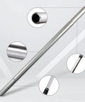 Stainless Steel Golf Club Extensions 0.600 Inch Butt Diameter 3 Piece Set Rust Proof Electroplated Shaft Extensions For Steel Golf Shafts