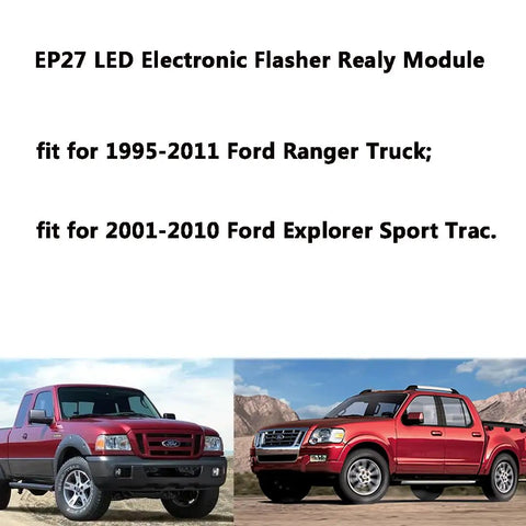 5 Pin LED Flasher Relay For Ford F150 F250 F550 And Ranger 1995-2011 Electronic Turn Signal And Hazard Module image