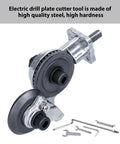 Upgraded Electric Drill Sheet Metal Cutter Attachment Professional Metal Nibbler Tool With Adapter For Precision Cuts On Aluminum Steel Copper Iron Heavy Duty High Carbon Steel Durable Construction, showing cutter tool with metal gears.
