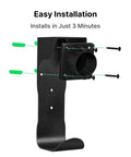 Ditch The Clutter With This Hella Sturdy Wall Mount EV Charger Holder Featuring A Heavy Duty J Hook for SAE J1772 Plugs - easy installation finish.