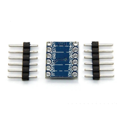 10 Pack 4 Channel IIC I2C Logic Level Converter Bi Directional 3.3V To 5V Shifter Module for Arduino and Microcontrollers Safe Shifting