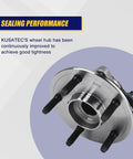 Front Wheel Bearing And Hub Assembly 515126 For 2009 To 2011 Dodge Ram 1500 Front With 5 Lug Bolts And ABS Direct Fit Replacement