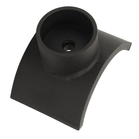 Beefy Bottle Jack Adapter Saddle For 3 Inch Tubes Heavy Duty 12 Ton Iron Axle Support With 1.5 Inch Lifting Platform angled view