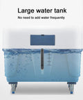 Large water tank with clear water level indicator for Kick Serious Heat With This Rock Solid Portable Swamp Air Cooler.