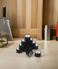 Beefed Up Rubber Vibration Isolator Mounts 12 Pack With M8 Double Threaded Design For Equipment And Generators, Easy Install, Superior Shock Absorption And Noise Reduction For Industrial And Manufacturing Use, black mounts