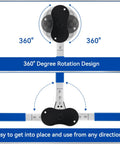Must Have Heavy Duty Brake Caliper Compression Tool 360° rotation high strength steel oil resistant for auto repair