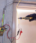 VDV500-123 Wire Tracer Tracing Probe with LED work light testing Ethernet cables on concrete wall