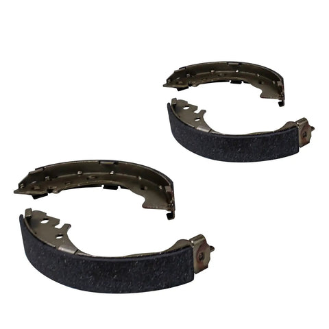 Pair Of Rear Drum Brake Shoes For Honda Civic Fit Insight 2006 To 2020 with heavy duty steel backing for reliable performance.