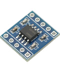 Close-up of digital potentiometer module for bridge balance with 31 steps, 3.2K or 3.3K ohms per step, X9C104S compatible.