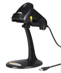 Plug And Play USB Barcode Scanner Laser Wired Handheld With Stand For Windows Mac Linux POS Systems Easy Setup Lightweight Ergonomic Reader