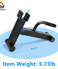 Deadlift Jack Barbell Stand For Easy Plate Loading And Unloading Up To 600 Pounds Carbon Steel Construction Black Powder Coat Home Gym Back Saver