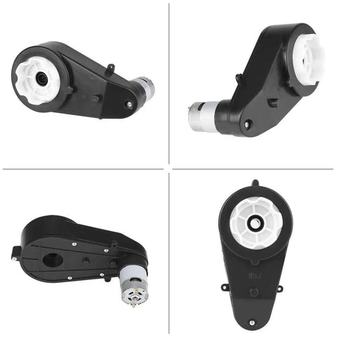 RS550 Drive Engine For Kids Cars And Carriage Mods, High Speed 20000 To 30000 RPM 6V And 12V Electric Motor in black plastic
