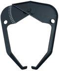 Nyutcwe Wheel Rim Measuring Tool, ABS Tire Width Gauge in black, featuring measurement scale and durable ABS plastic construction.