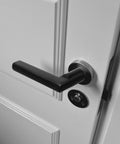 Black Aluminum Door Handle Replacement For Bedroom, Bathroom, And Toilet Doors Built To Last Rust Resistant And Waterproof Exterior Hardware
