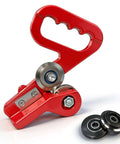 Heavy Duty Manual Sheet Metal Cutter With Replaceable Cr12 Wheels, Portable Handheld Rolling Disc Cutter for aluminum and color steel