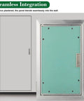 Flawless Flush Mount Aluminum Access Panel Concealed Drywall Inspection Cover 37X37 Inch shown with seamless integration in a wall.