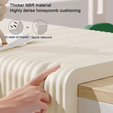 Beige Indoor Outdoor Corner Guards For Cars, Garages, And Furniture Edges, Soft Sponge Edge Protectors For Sharp Corners, 2M Length