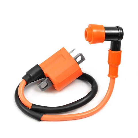 CDI Box And Ignition Coil Spark Plug Kit For Blaster 200 YFS200 1997 1998 1999 2000 2001 in orange with coil wire